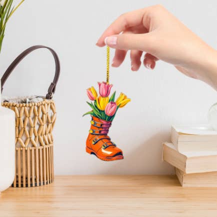 Sofs Designs - Wholesale Ornament - Wood Ornament or coasters. Check different Ski options7