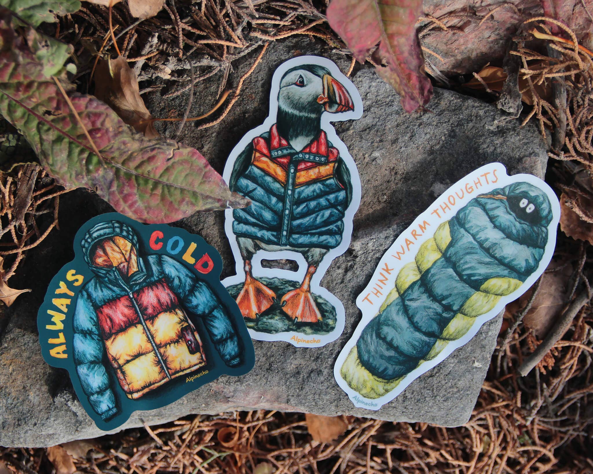 Alpinecho - Wholesale Sticker - Always Cold Sticker6