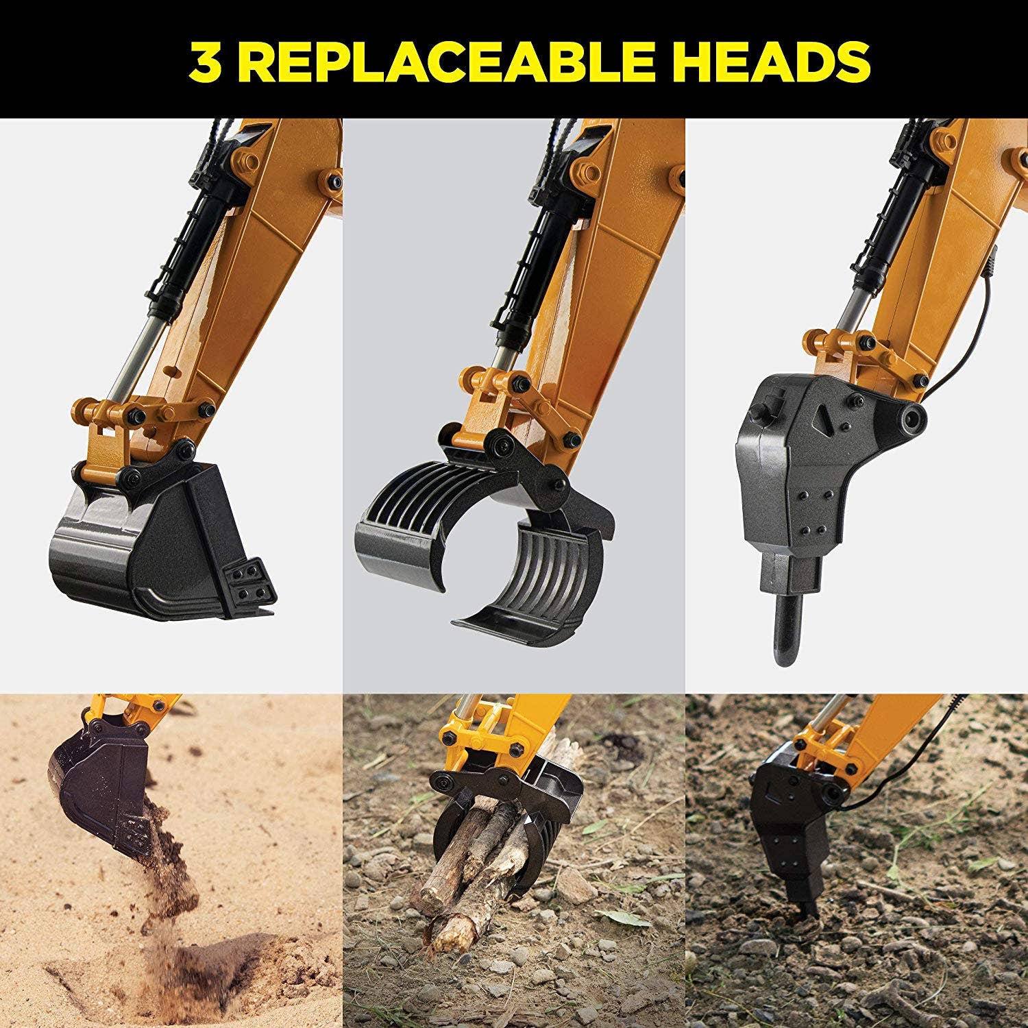 hobby grade rc excavator