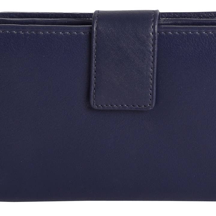 SADDLER – wholesale Wallet – Women's – SADDLER GEORGIE Leather Double-Sided Purse - 13 Card Slots, Generous Space for Notes and Coins - RFID Protected