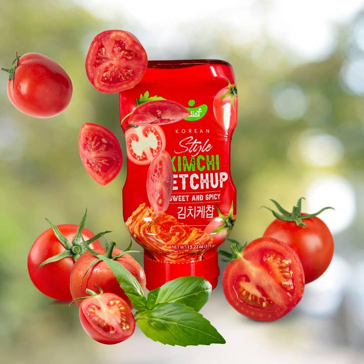 utoppa GmbH – wholesale Ketchup – Delief Tomato Ketchup with Kimchi Flavor 375 g1
