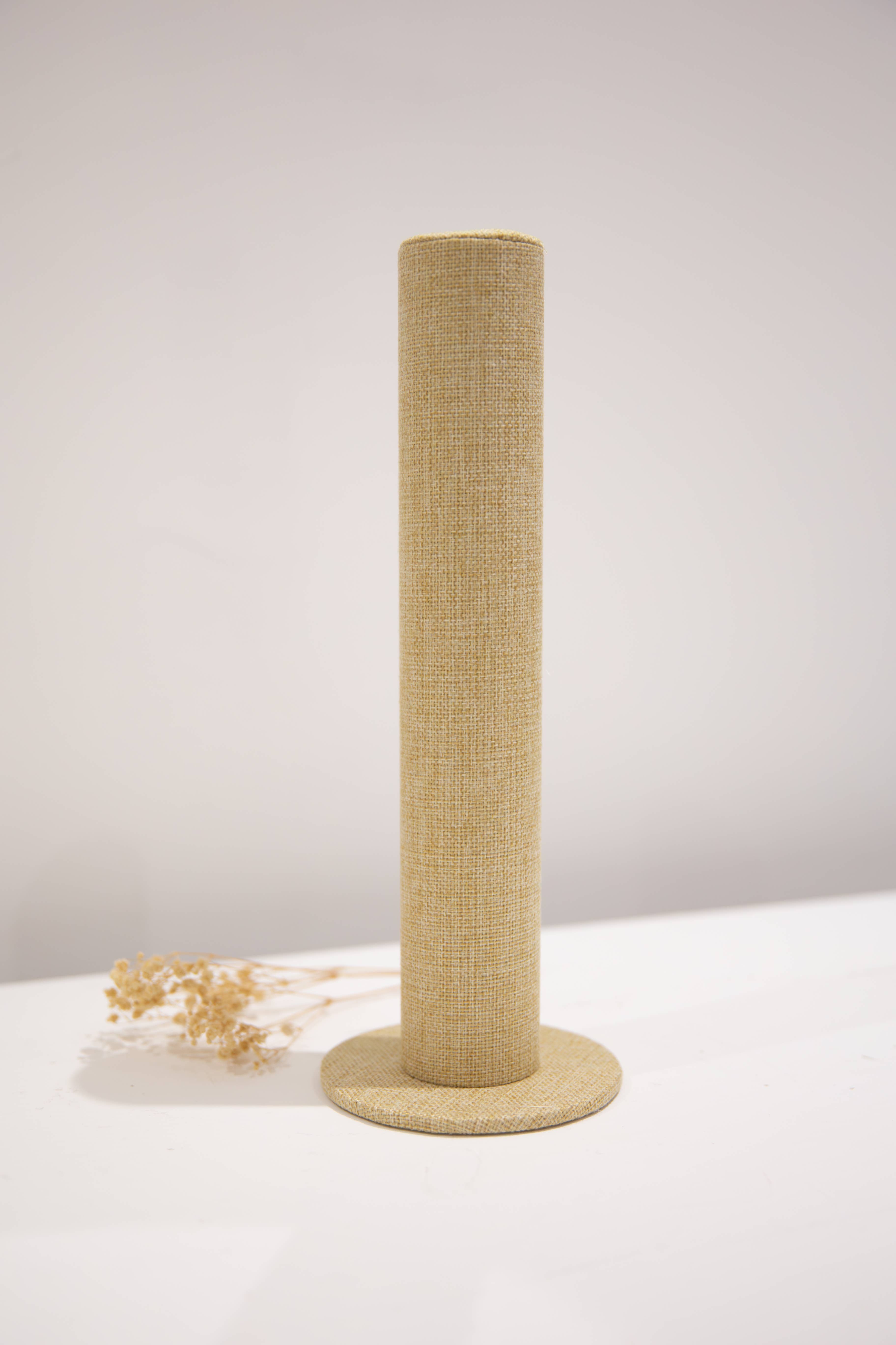 Last True Angel – wholesale Jewellery stand & display – Fabric Covered Display Tube in Natural0