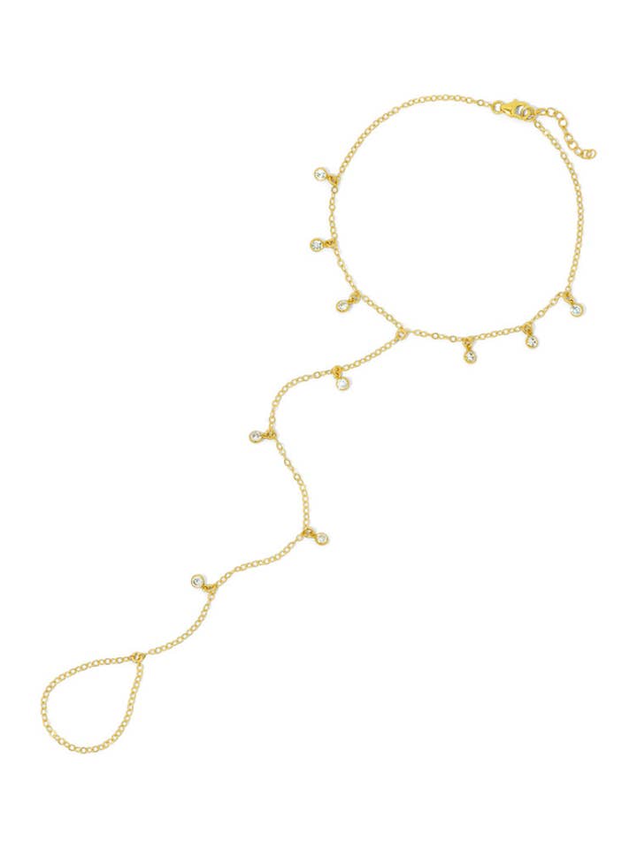 Chaîne à pieds Delphine Shaker pour la vente par NAiiA