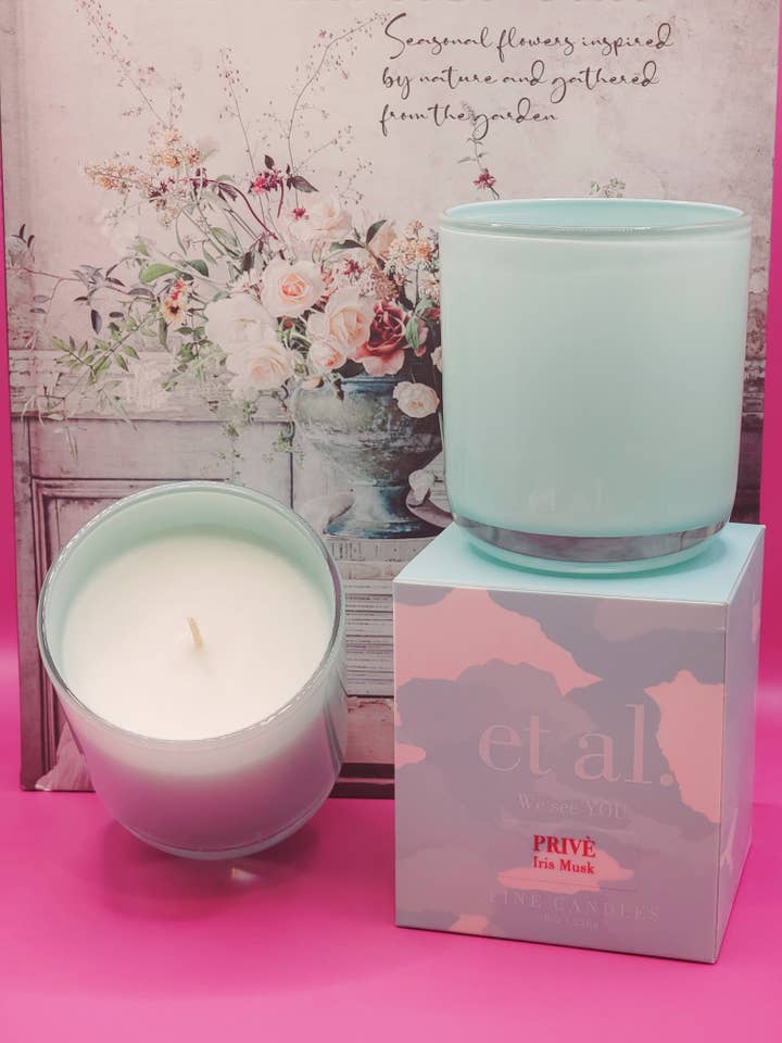 Prive-Iris Musk 8oz Candle for wholesale by et al life