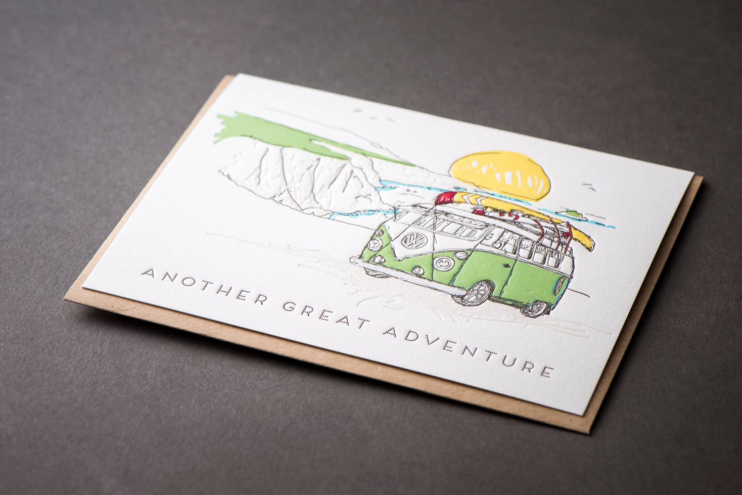 Porchlight Press Letterpress – Engroshandel Hverdagshilsen kort – En anden stor eventyr Throwback Card2