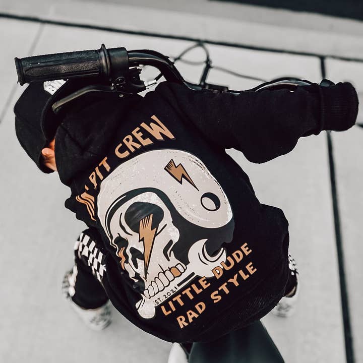 AK CLOTHING COMPANY, LLC - Wholesale Sweatshirt - Kids - Pit Crew Toddler Hooded Sweatshirt