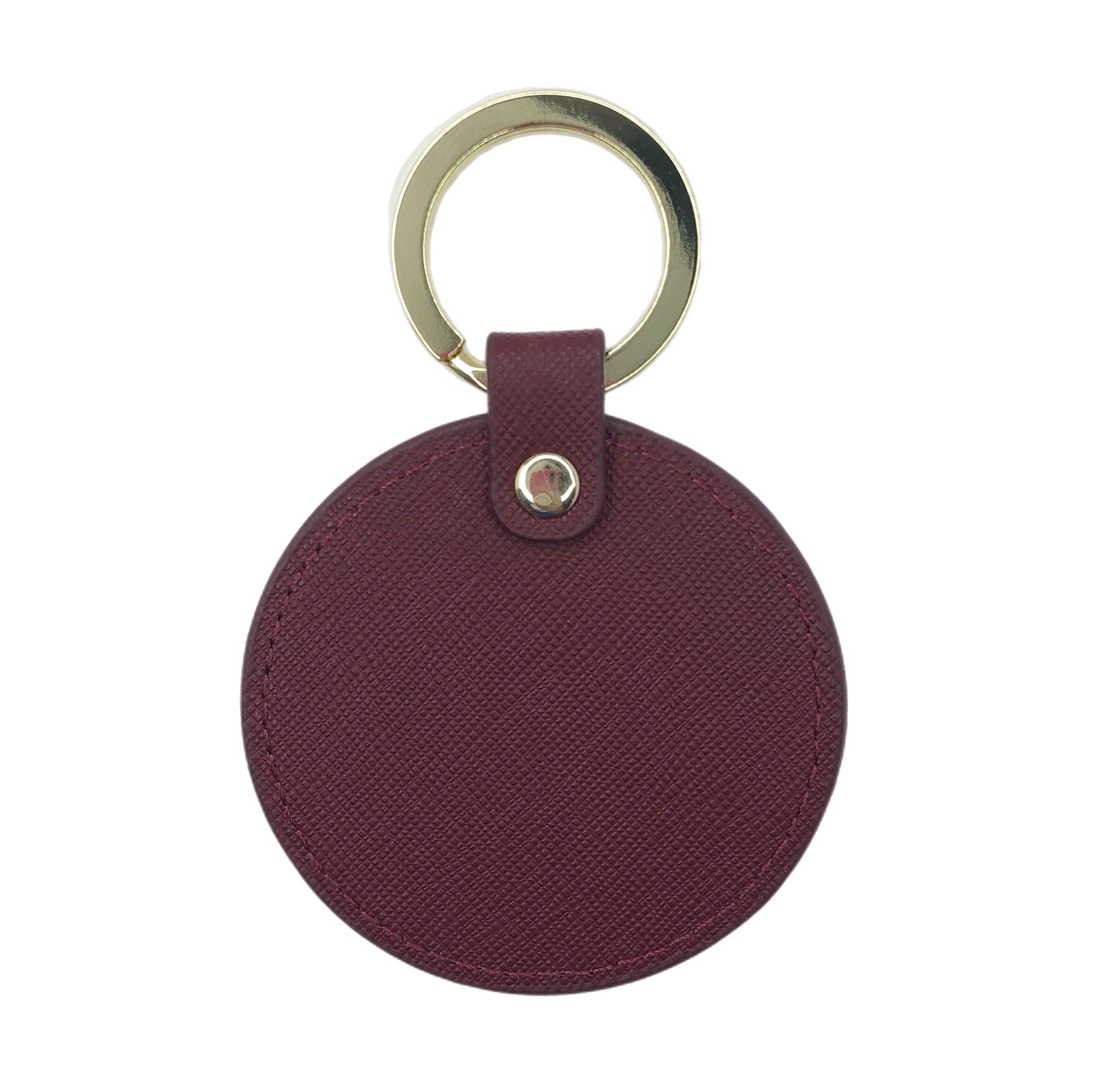 Oriana Lamarca Designs - Wholesale Keychain - Women's - Marsala Leather Key Chain1