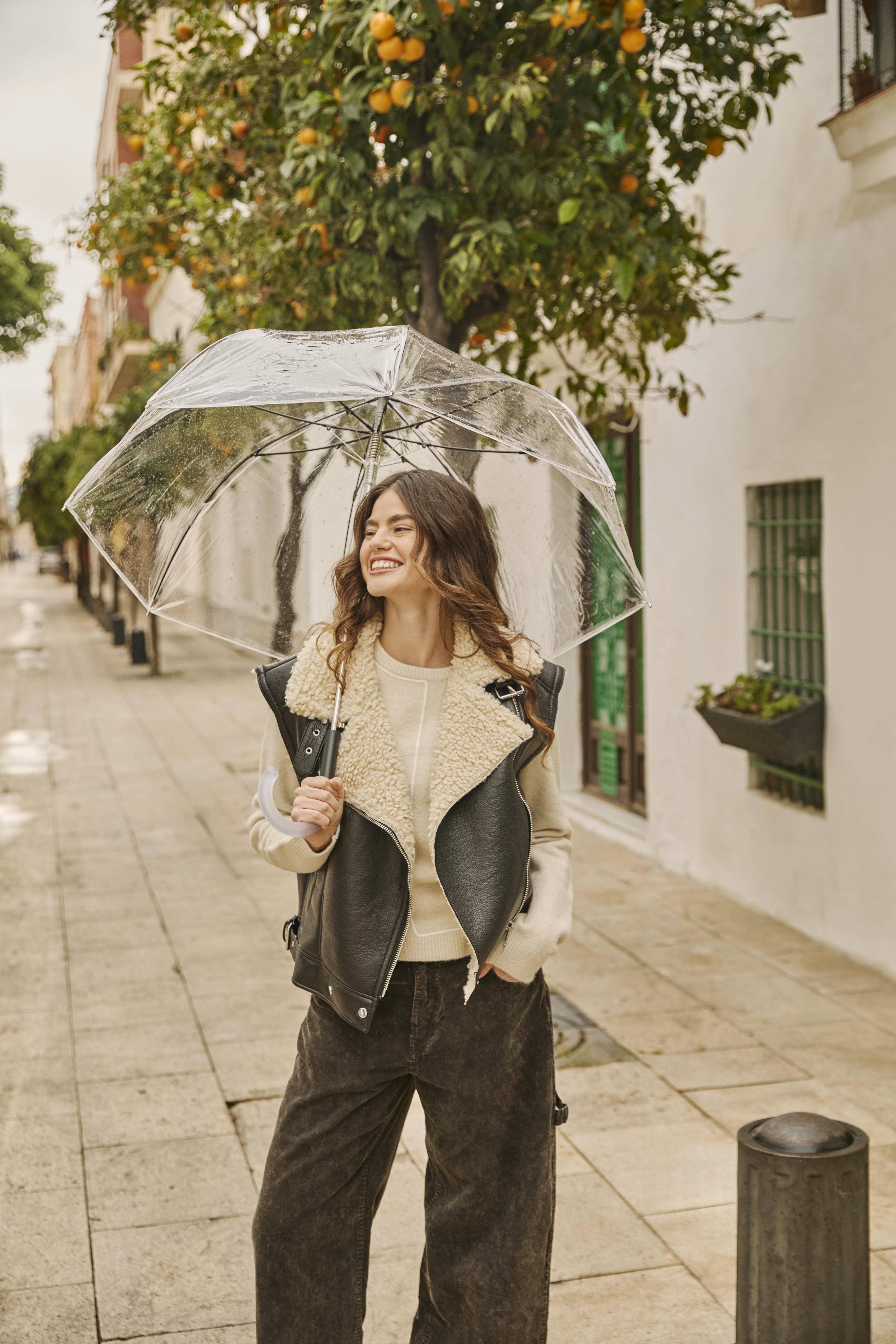 Mkr International – wholesale Umbrella – Women's – Long Transparent Umbrella Stars1