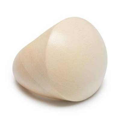 Rundt vitt trä Statement Cocktailring smycke present för wholesale av BRANCH JEWELLERY