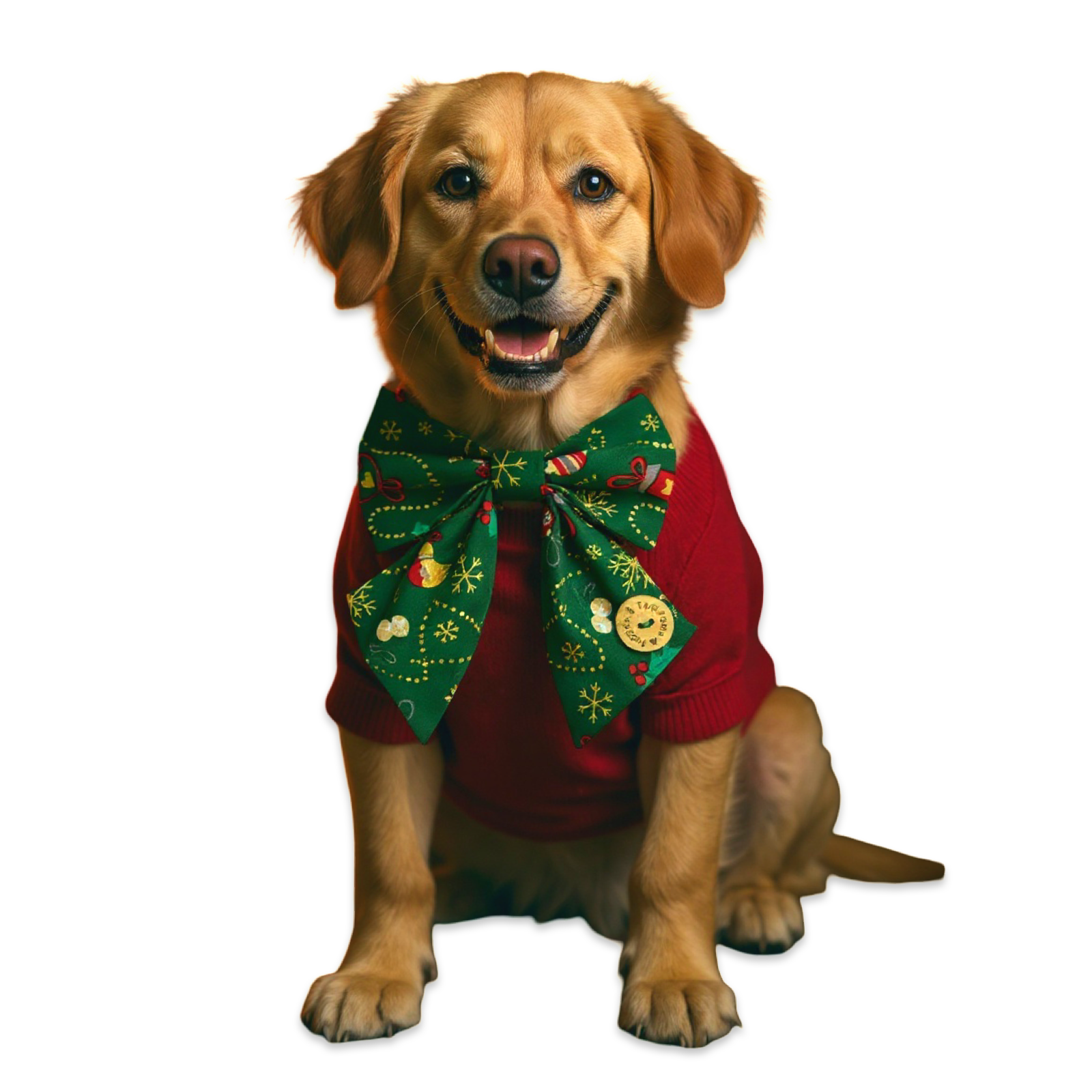 Puppies & Pom Poms - Wholesale Pet Bow Tie - Dog - Handmade Sailer Bow - Christmas Baubles & Berries3