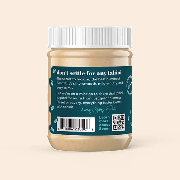 Soom Foods - Wholesale Nut Butter - Premium Tahini (11oz)2