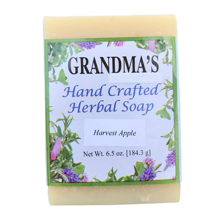 Harvest Apple Soap Bar, 6.5 oz.-C for wholesale by Grandma's Hand-Crafted Soaps