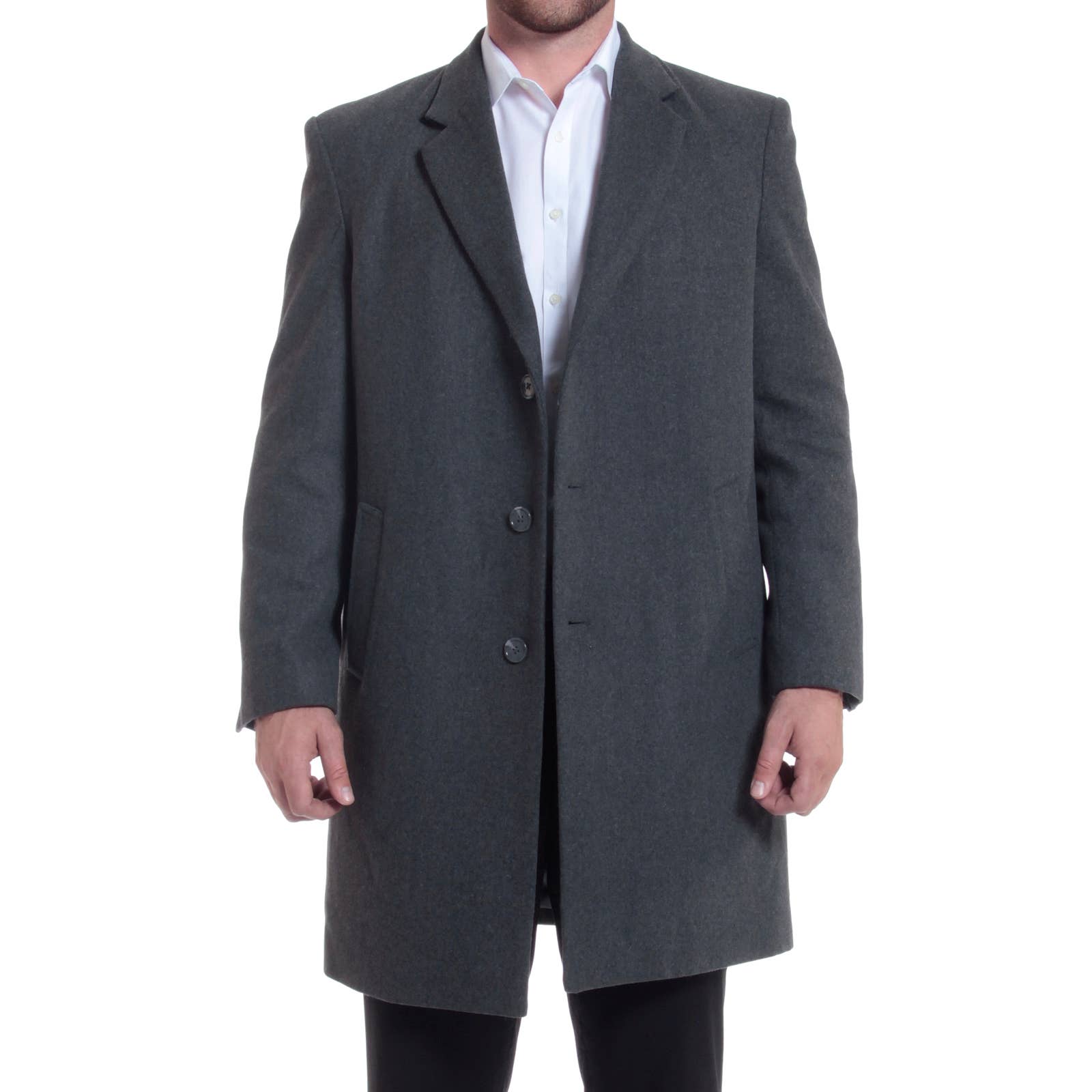 Alpine Swiss - Wholesale Trench Coat - Men's - Luke Wool Mens Tailored 37 Walker Jacket Top Coat Car Coat O5
