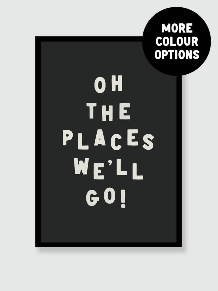 Oh, de plaatsen waar we heen gaan! Afdrukken voor wholesale door The Outdoor Enthusiasts Club