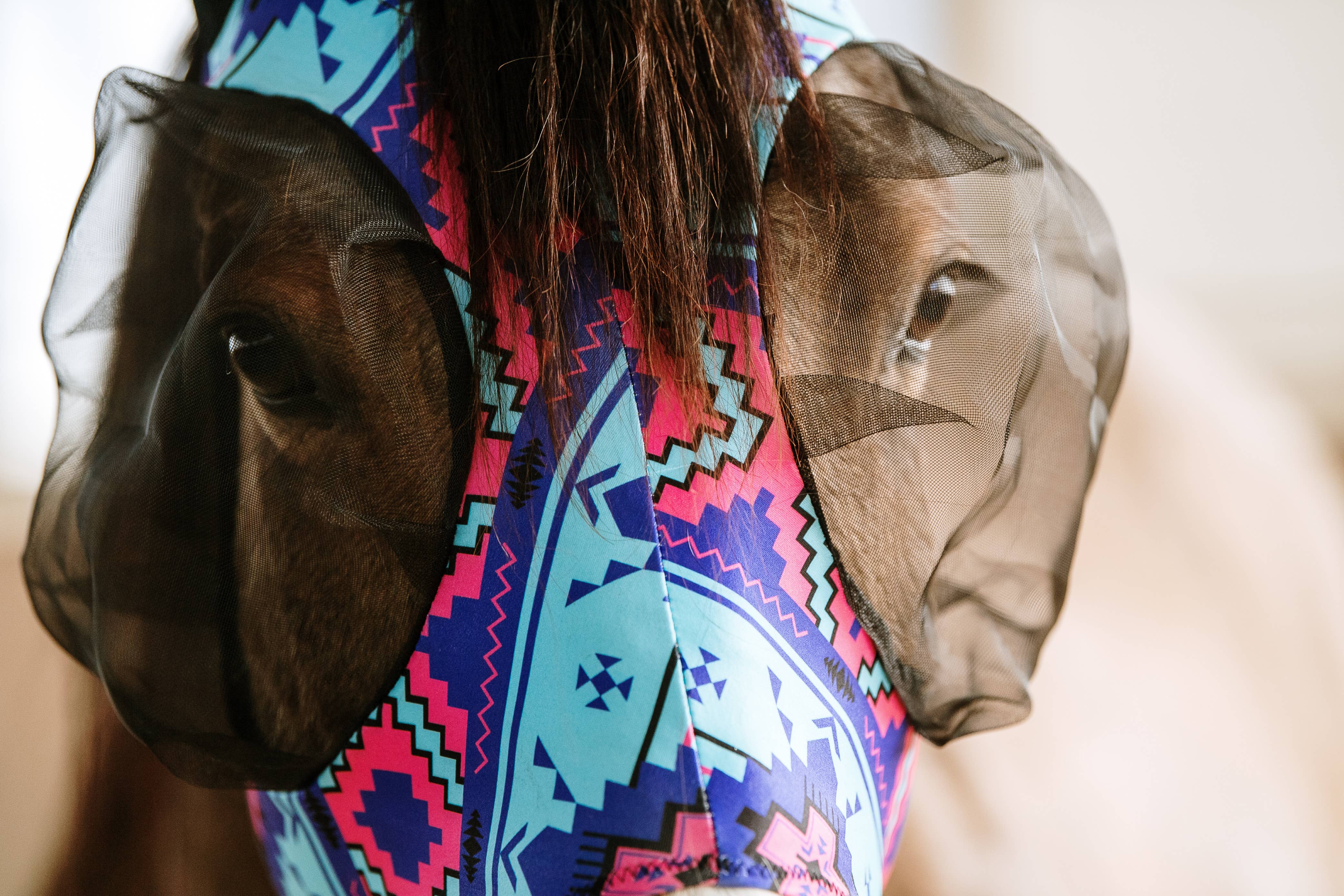 Schulz Equine - Wholesale Horseback Riding Gear - Lycra Fly Mask42