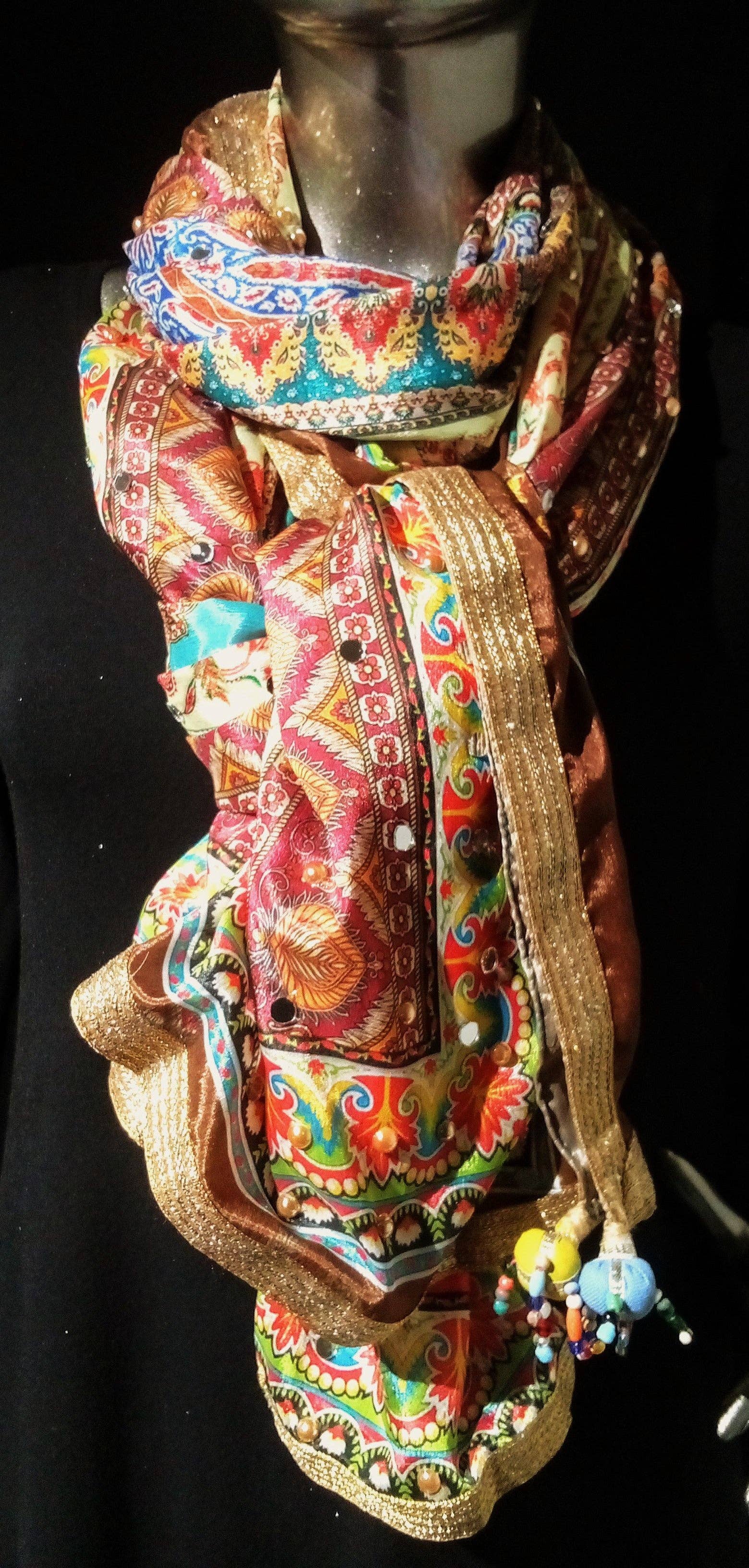 ALTER EGO - Venta al por mayor Bufanda - Mujer - Chal Peacock modelo 31