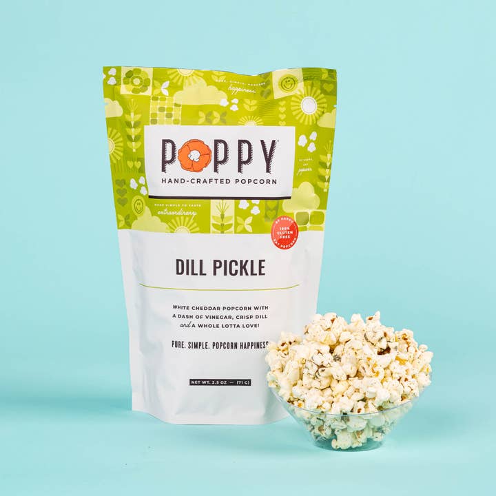 Poppy Hand-Crafted Popcorn - Wholesale Popcorn - Dill Pickle Popcorn
