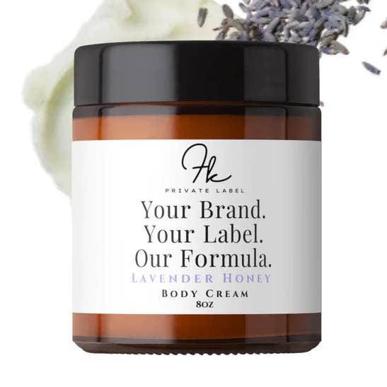 Lavender Honey Body Butter/Cream for wholesale by FK Private Label Labs