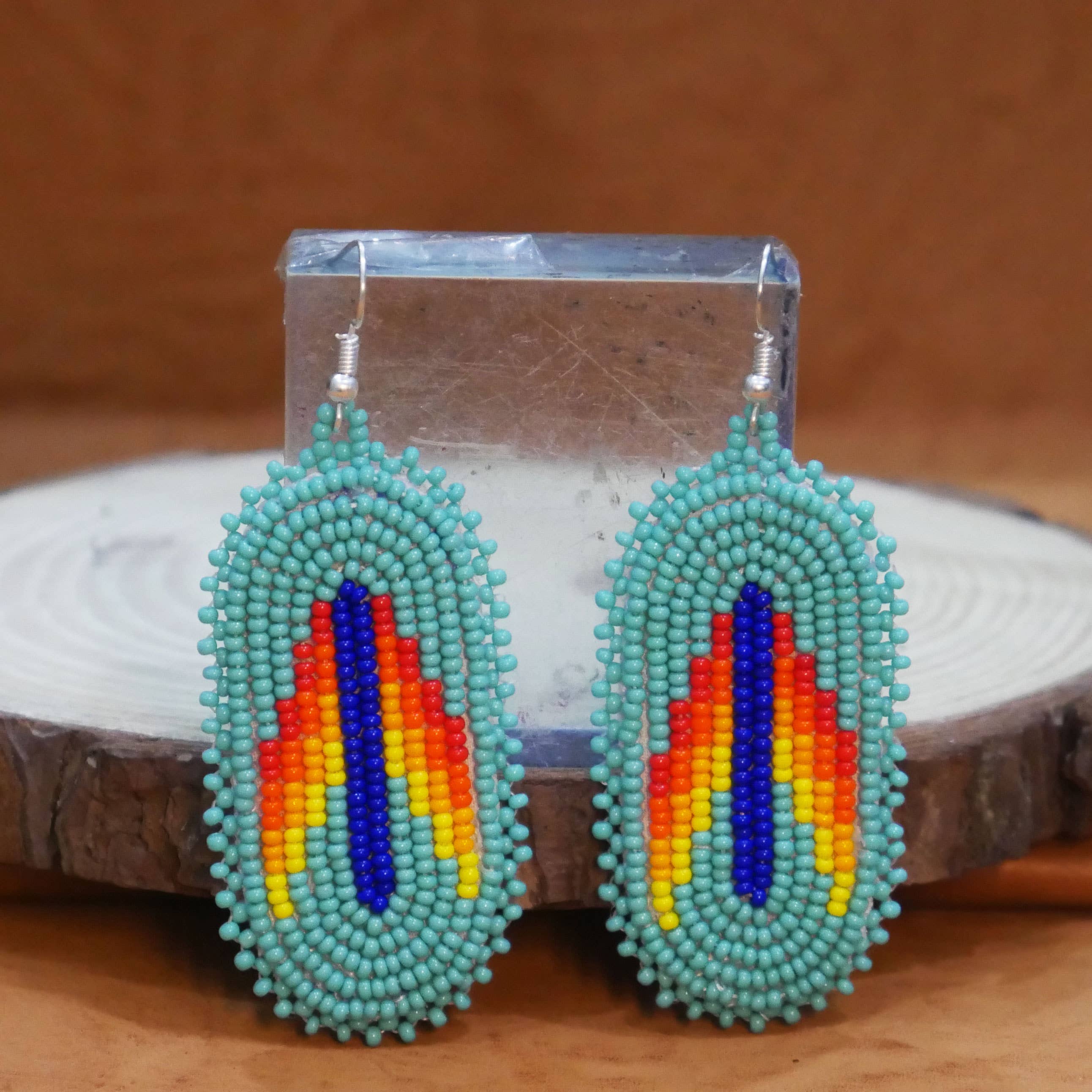 KANGURAH - Wholesale Dangle Earrings - Handmade Beaded Earring Native American Tribal Earring1