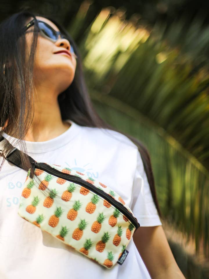 83117: Bæltetaske | Ultra Slank | Genanvendt RPET | Ananas for engroshandel hos Fydelity