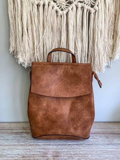 MiMi Wholesale - Wholesale Backpack - Women's - UNV0069 Flap Over Convertible Backpack15