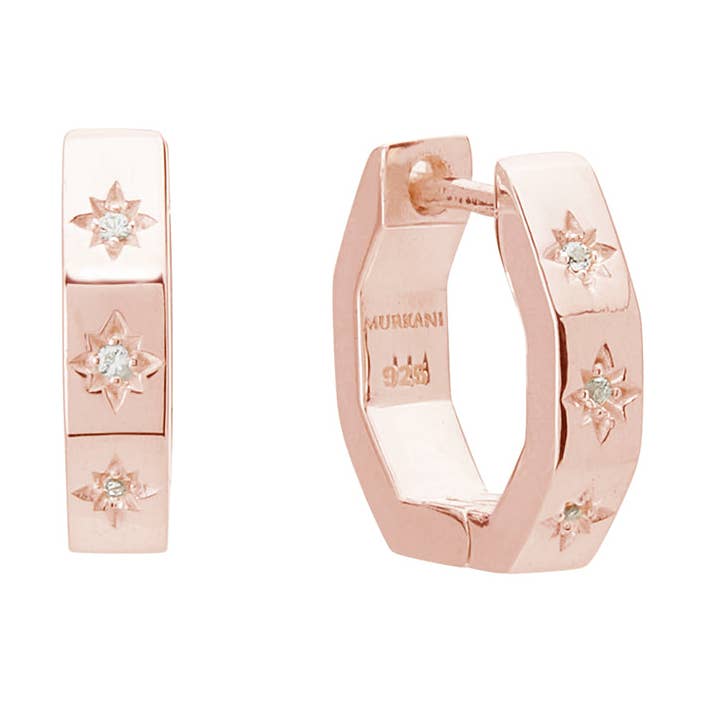 Achthoekige knuffels van 12 mm voor wholesale door Murkani Jewellery