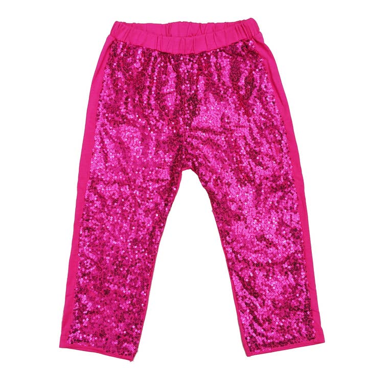 Hot Pink Sequins Legging Pants for wholesale by Wenchoice
