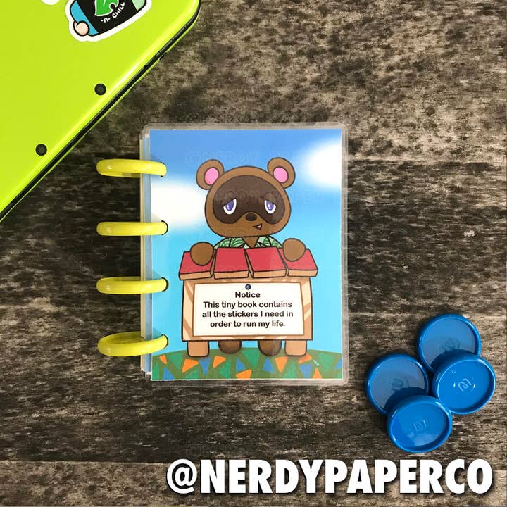 AC MICRO - ÅTERANVÄNDBAR KLISTERMÄRKESSAMLARBOK för wholesale av NERDY PAPER CO.