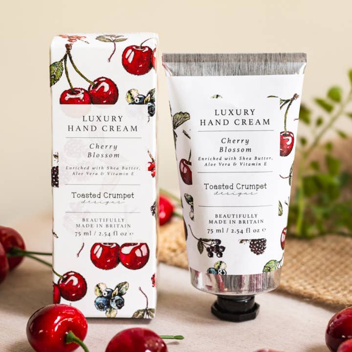 Cherry Blossom Hand Cream for wholesale by Toasted Crumpet (We Pay All US Duties & Tariffs)