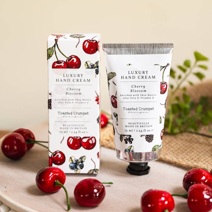 Cherry Blossom Hand Cream for wholesale by Toasted Crumpet (US Duties Paid)