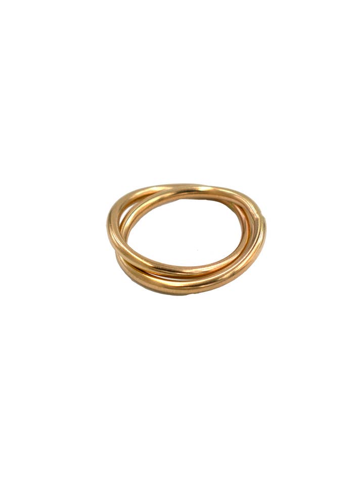 Bold Interlock Ring for wholesale by Paradigm Design