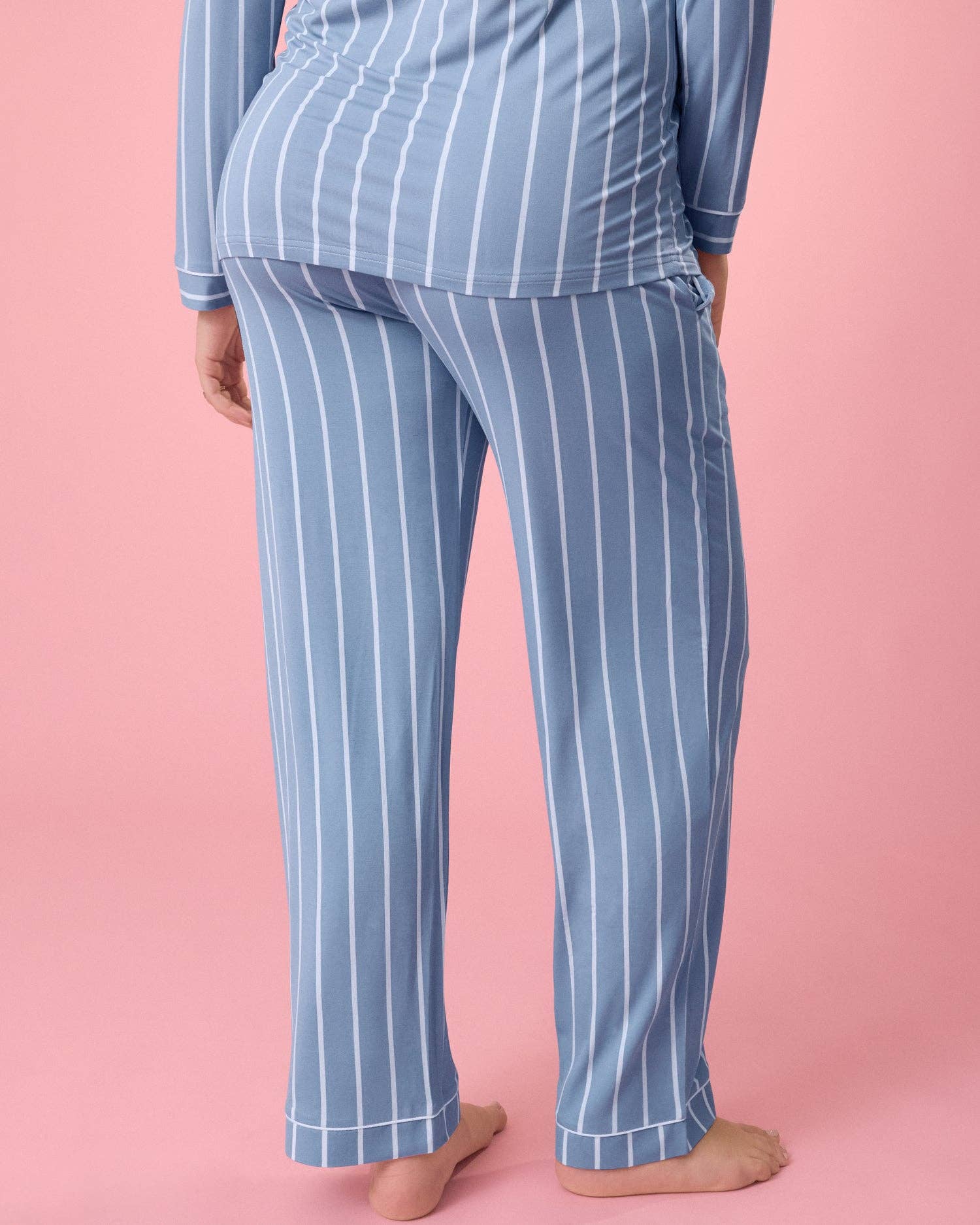 Kindred Bravely - Wholesale Sleepwear Set - Women's - Birthday Colors: Clea Bamboo Long Sleeve Pajama Set11