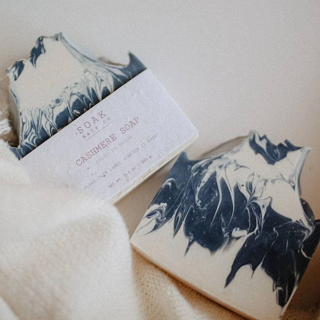 SOAK Bath Co - Wholesale Bar Soap - Cashmere Soap Bar - #1 Bestseller - Made in Canada1