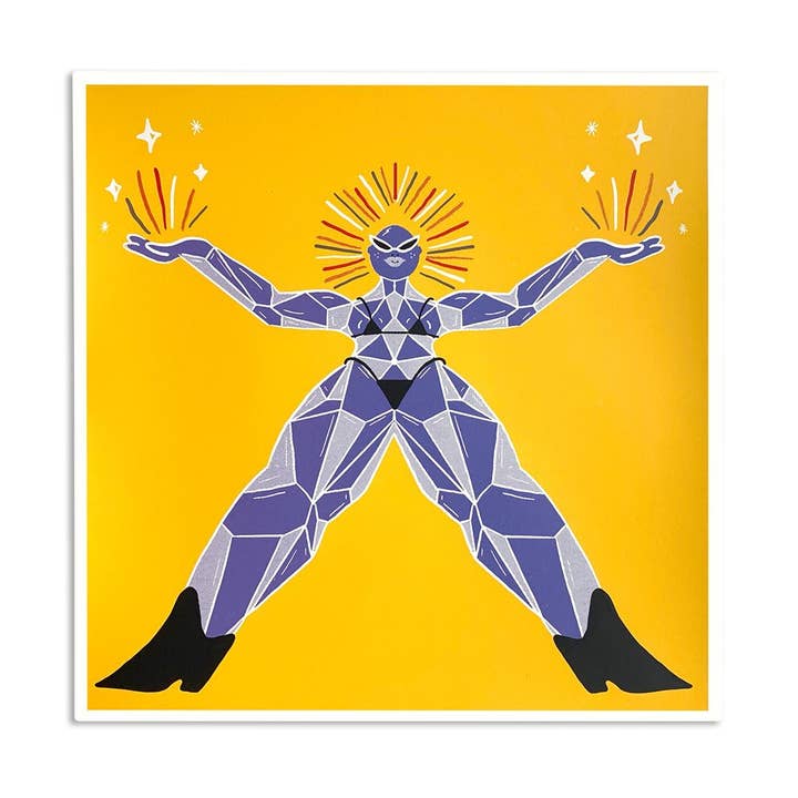 Crystal - Screen Print for wholesale by Matagora Club