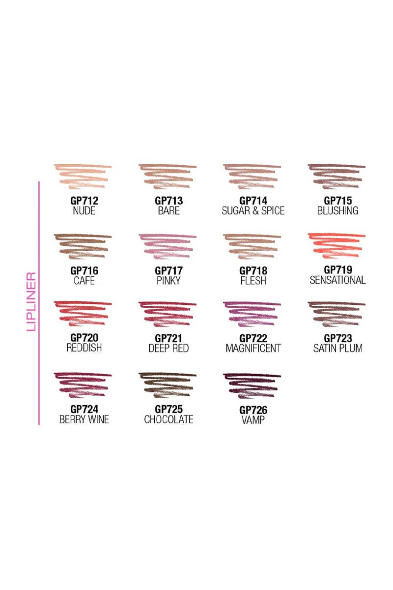 PINEAPPLE Beauty - Wholesale Eyeliner/Pencil - LA Girl GCD267.1 Precision Liner Pencils Display - 225pc7