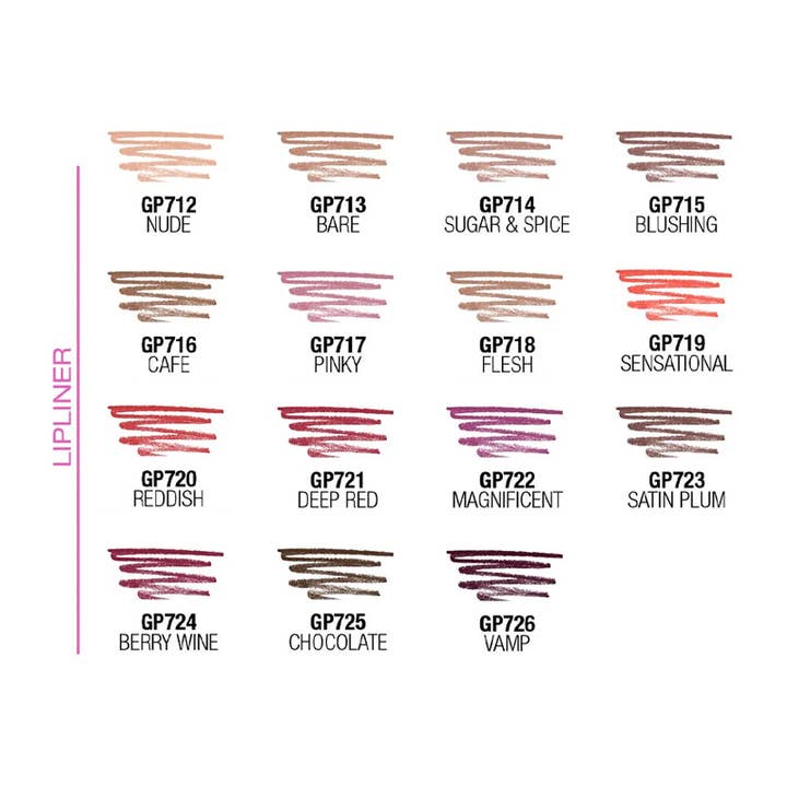 PINEAPPLE Beauty - Wholesale Eyeliner/Pencil - LA Girl GCD267.1 Precision Liner Pencils Display - 225pc7