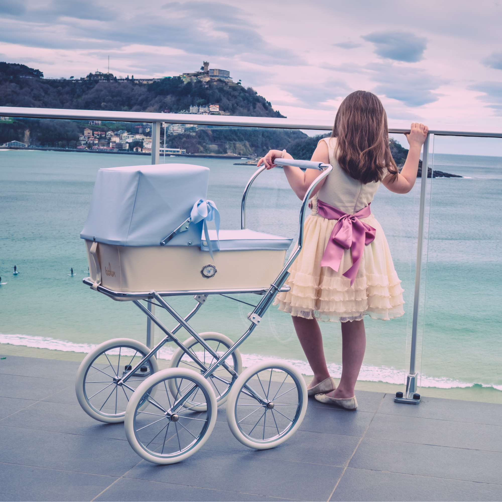 Maria & Jesus - Wholesale Doll Stroller - Kids - Sweet Car + Napa Bag - Customizable Color, Size, and with Your Name!7