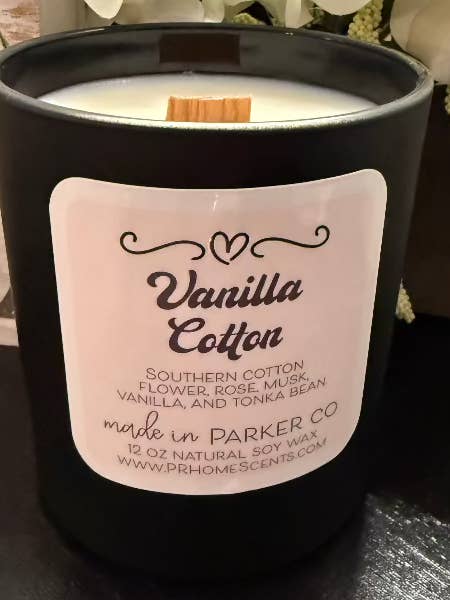 Vanilla Cotton Soy Wax Candle 🕯️✨ for wholesale by PR Home Scents