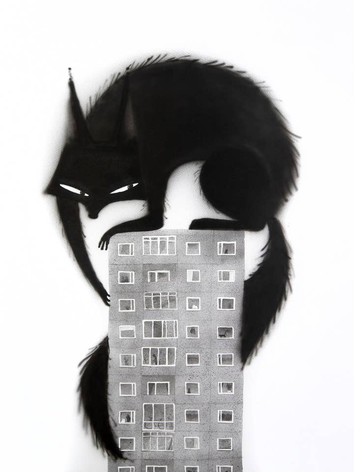 Sleeping District Print voor wholesale door Surfing Sloth