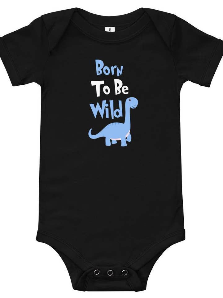 Bébé manches courtes une pièce pour la vente par AOW Designs