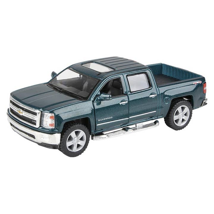 The Toy Network - Wholesale Toy Car/Truck - Kids - 5" Diecast Pull Back 2014 Chevy Silverado 12/Disp3
