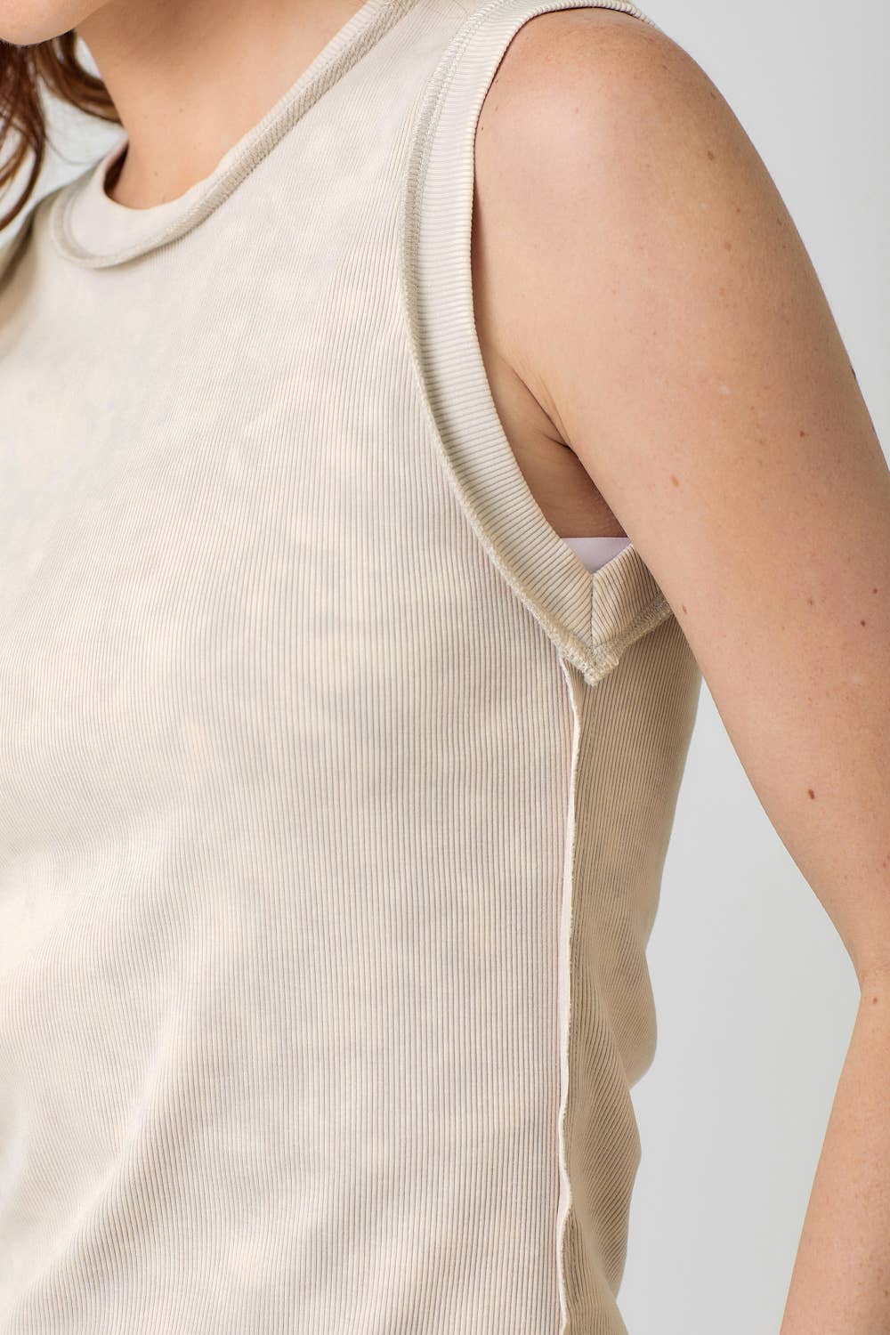 Mystree - Wholesale Tank Top - Women's - 60556 Exposed Seaming Ribbed Tank9