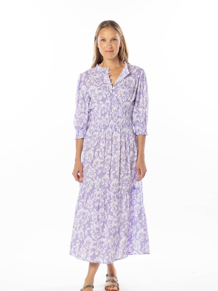 Dominique Dress. Lilac for wholesale by Bindu