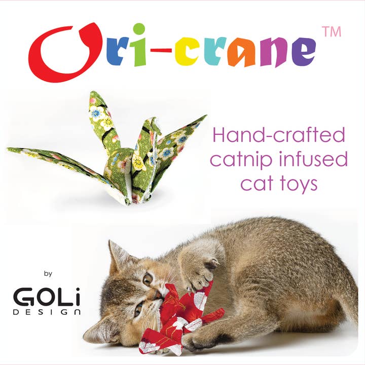 Goli Design - Wholesale Pet Toy - Cat - Ori-Crane - Catnip Infused Cat Toys