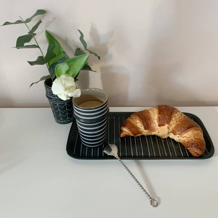 atelierBOEMIA - Wholesale Drinking Glass/Cup - GRAPHIC Beldi porcelain cups - set of 45