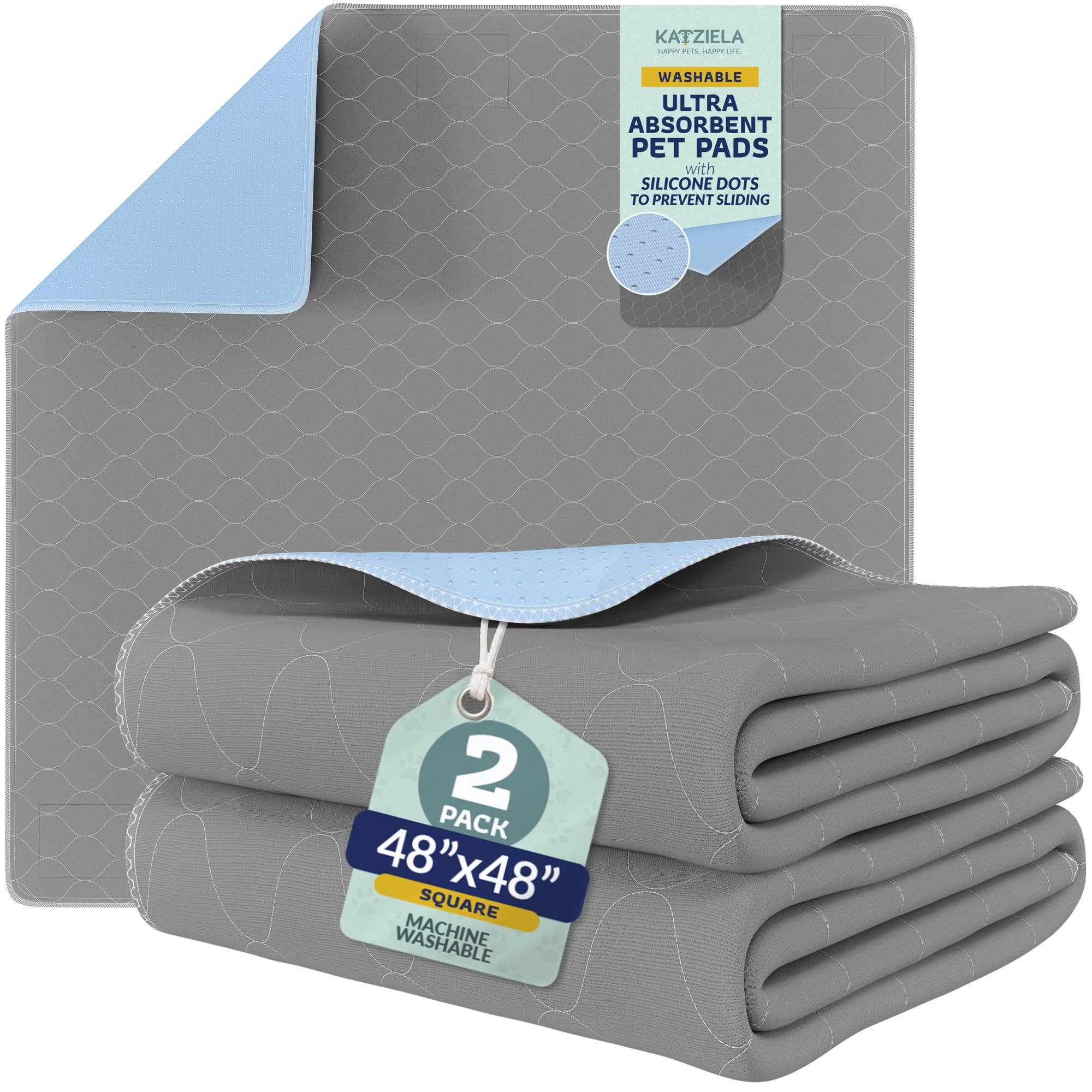 Katziela – wholesale Pet cleaning supplies – Katziela Quick-Drying Washable Pee Pads for Dogs Waterproof 18