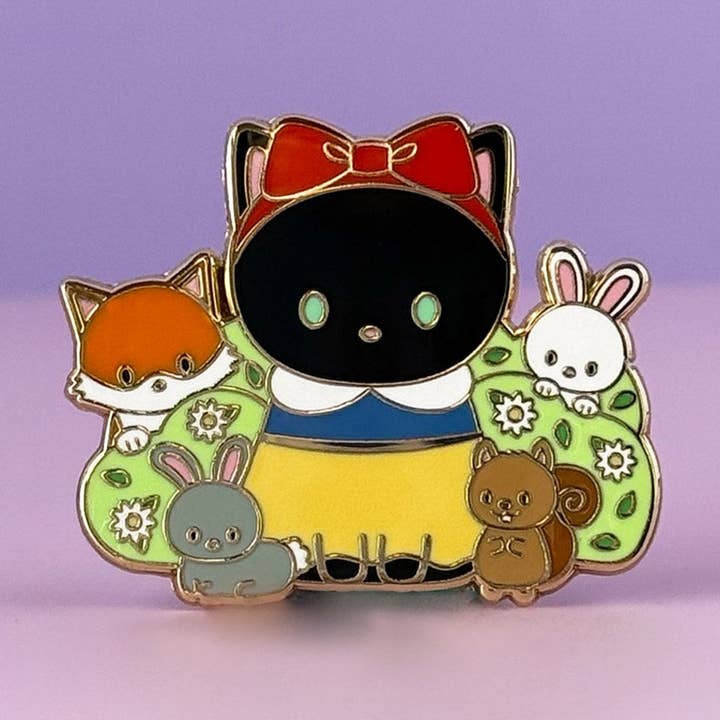 Fairest Meow Enamel Pin for wholesale by Meow Amor Creative