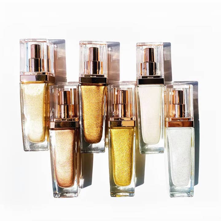 50pcs Private Label Body Glow Highlighter/Shimmer Oil for wholesale by Deegoddesswholesale