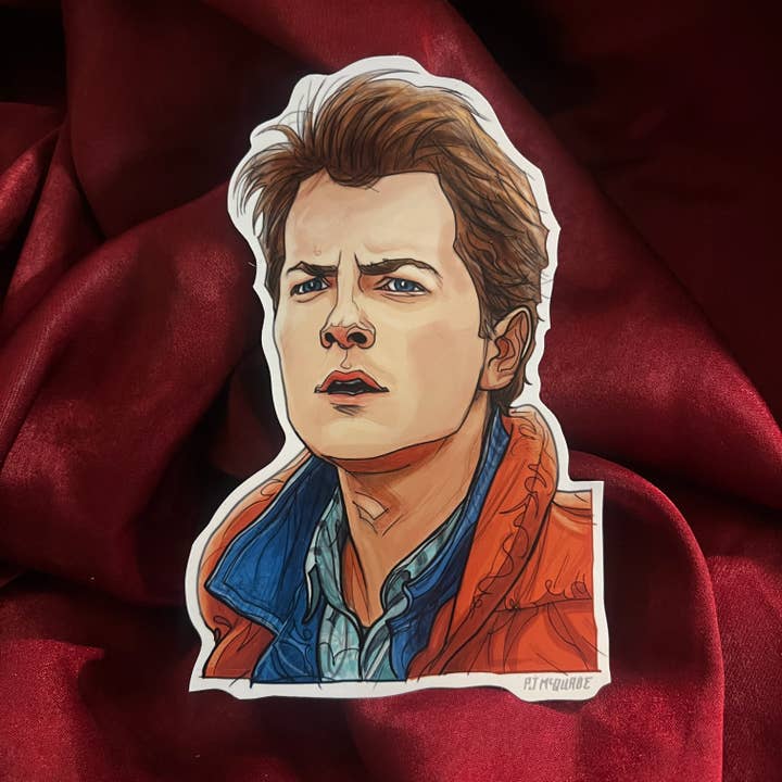 MARTY Waterproof STICKER for wholesale by Castle McQuade