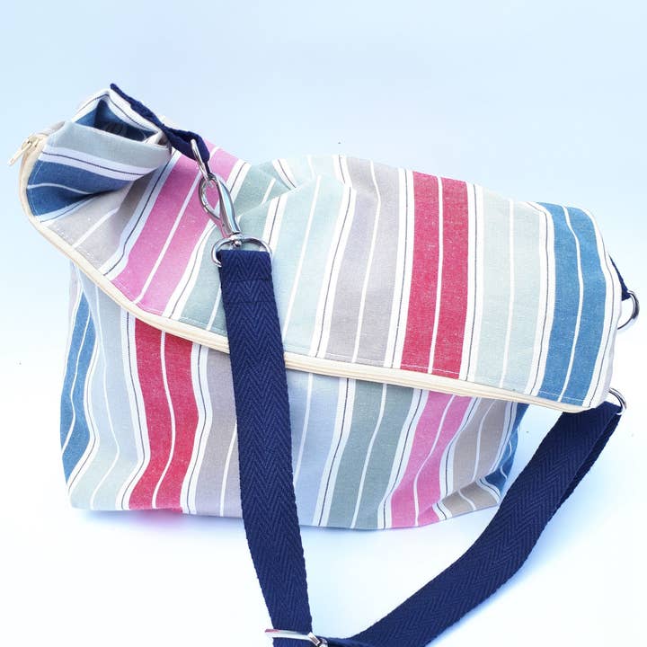HAM Fabric Bags - Wholesale Crossbody Bag - Women's - Striped crossbody bag